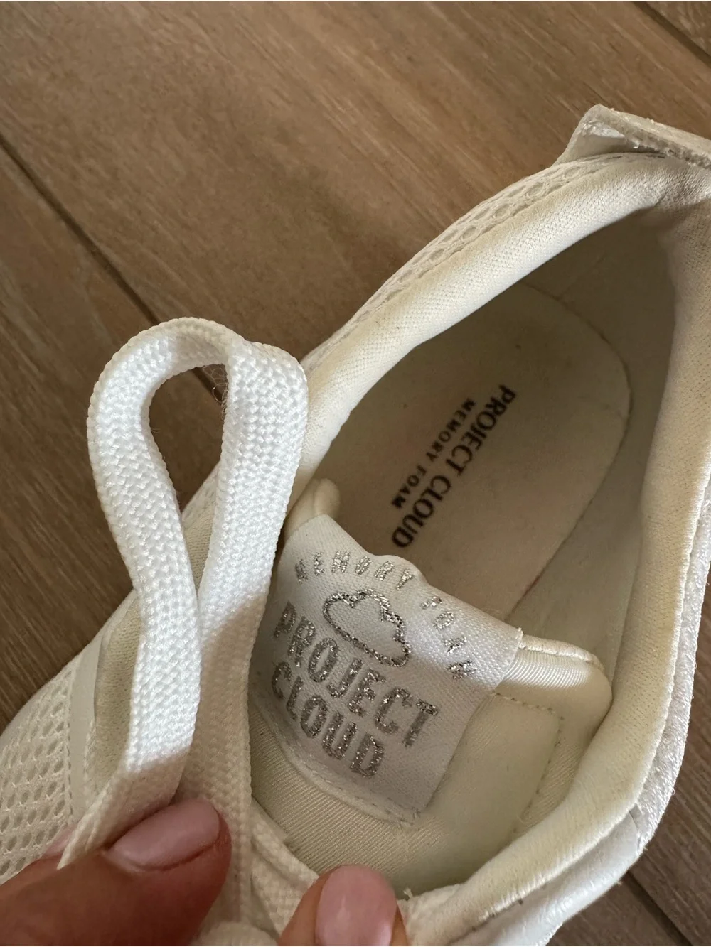 Project Cloud Ivory Mesh Platform Sneaker